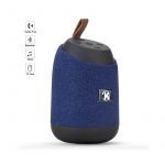 K37 Bluetooth Mini Portable Speaker With Calling – FM Radio – USB- Card Slot Compatible With All Devices Blue Color