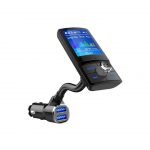 Fm Transmitter Car With Charger Car Mp3 Player for car hands free receiver Car Kit with Mic - TF Card - USB Drive - AUX Play for iPhone,iPad and Other Android Phones - BC43
