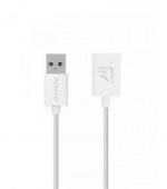 Reman 2m USB Length extension charging and sync cable White Color