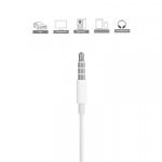 Lightning to 3.5mm Male Aux Audio Cable for iPhone With Volume Control -White - Image 4