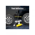 Air Compressors 2 cylinder for Car Tires, Bike Tires, Rubber Floater, Balls Works on Car Battery – AC 628A Silver Color - Image 13