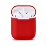 Silicone Protective Case for AirPods Red Color