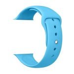Bracelet silicone 42mm For Apple Watch Sky Blue Color
