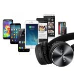 L200 Wireless Bluetooth Headset – Microphone – FM Radio – Memory Card Slot – Foldable Compatible with mobile and computer Black Color - Image 3