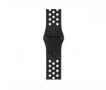 Bracelet silicone 42mm For Apple Watch Black & Gray Color - Image 2