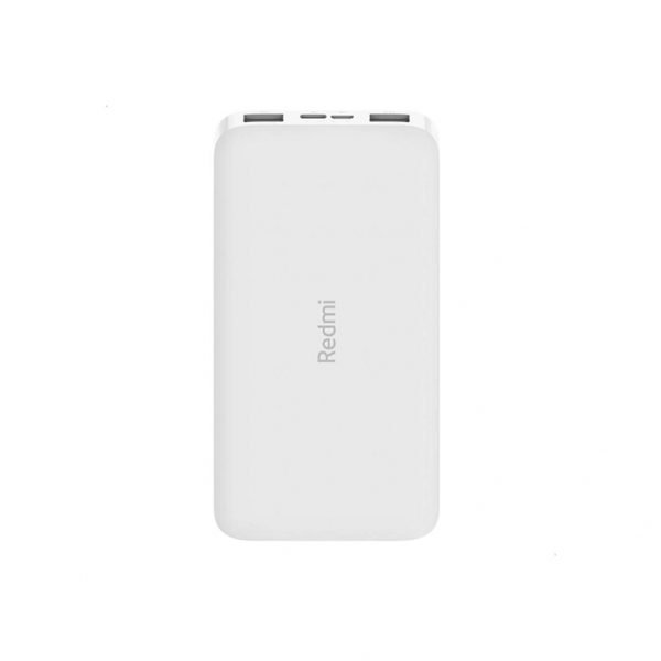 Xiaomi Redmi Power Bank 10000mAh Dual USB Input Output Two-way Charging Portable Charger - White