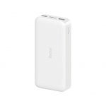 Xiaomi Redmi Power Bank 20000mAh Dual USB Input Output Two-way Charging Portable Charger - White