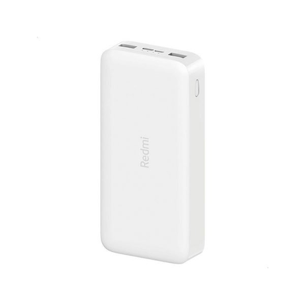 Xiaomi Redmi Power Bank 20000mAh Dual USB Input Output Two-way Charging Portable Charger - White