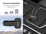 Zendure Quick Charge Dual USB Car Charger Black Color - Image 2