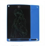 LCD Writing Tablet 8.5 Inch Doodle Pad Portable Electronic Writer Environmental Writing and Drawing Memo Board drawing and writing board with pen and one-click self-scanning Blue Color