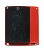 LCD Writing Tablet 8.5 Inch Doodle Pad Portable Electronic Writer Environmental Writing and Drawing Memo Board drawing and writing board with pen and one-click self-scanning Red Color