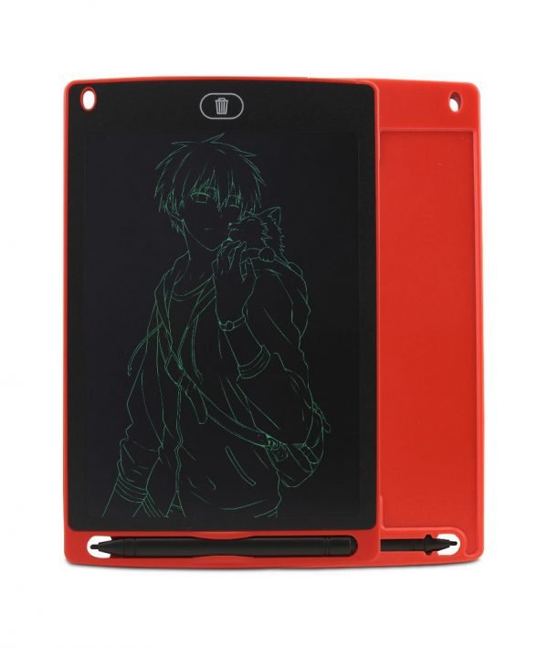 item_XXL_36972047_144497507Red-3-600x709 LCD Writing Tablet 8.5 Inch Doodle Pad Portable Electronic Writer Environmental Writing and Drawing Memo Board drawing and writing board with pen and one-click self-scanning Red Color - Image 1