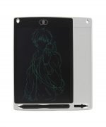 LCD Writing Tablet 8.5 Inch Doodle Pad Portable Electronic Writer Environmental Writing and Drawing Memo Board drawing and writing board with pen and one-click self-scanning White Color