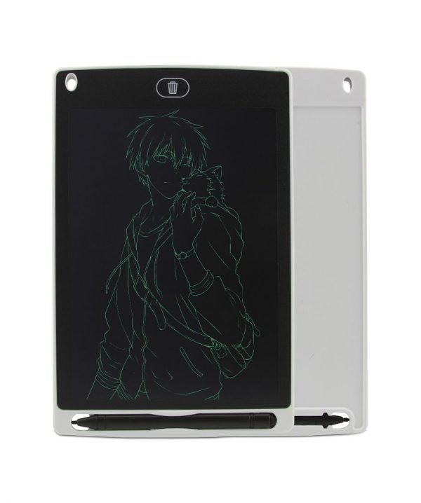 item_XXL_37218175_145116763Wth-1-600x718 LCD Writing Tablet 8.5 Inch Doodle Pad Portable Electronic Writer Environmental Writing and Drawing Memo Board drawing and writing board with pen and one-click self-scanning White Color - Image 1