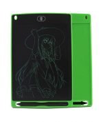 LCD Writing Tablet 8.5 Inch Doodle Pad Portable Electronic Writer Environmental Writing and Drawing Memo Board drawing and writing board with pen and one-click self-scanning Green Color