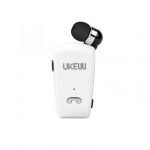UKELILI UK-890 Single Wireless Bluetooth Earphone for IPhone & Andriod White Color