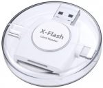 X Flash Drive 3.0 Multi Card Reader – White - Image 2