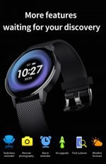 T4 Smart Watch Touch Screen Compatible with Android and iOS - Black - Image 8