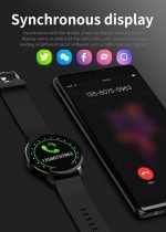 T4 Smart Watch Touch Screen Compatible with Android and iOS - Black - Image 4