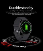 T4 Smart Watch Touch Screen Compatible with Android and iOS - Dark Gray - Image 6