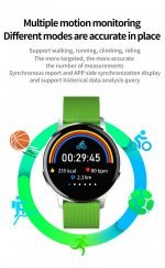 T4 Smart Watch Touch Screen Compatible with Android and iOS - Grass Green - Image 2