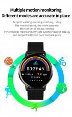 T4 Smart Watch Touch Screen Compatible with Android and iOS - Black - Image 3