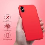 ⁦جراب خلفي لهاتف ابل ايفون اكس – احمر⁩ - الصورة ⁦6⁩