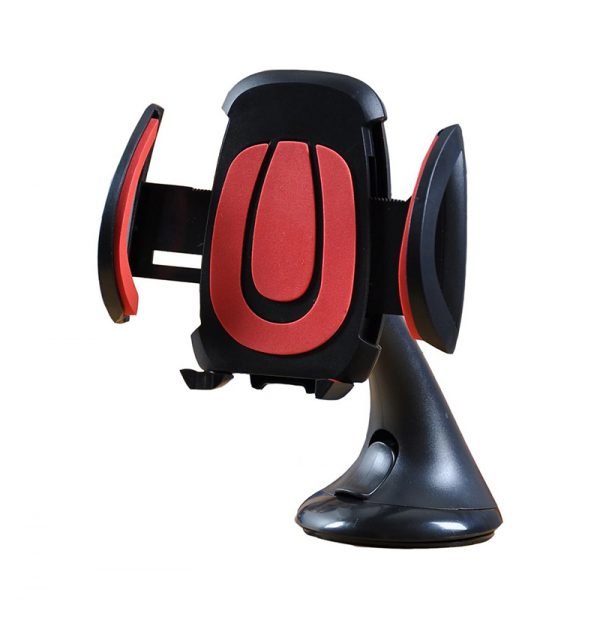 rsetery-4-600x617 Mobile holder For car compatible with all Mobile - B30 - Red Color - Image 1