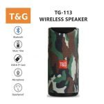 T&G Speaker Bluetooth Wireless Waterproof Speaker Mp3 -AUX-USB-FM Radio Kaky Color