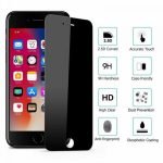 iPhone 7/8 Plus Privacy Screen Protector Anti Glare Anti Scratch - Black - Image 2