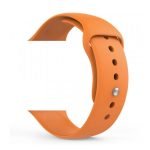 Bracelet silicone 42mm For Apple Watch Orange Color