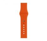 Bracelet silicone 42mm For Apple Watch Orange Color - Image 2
