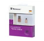 ⁦ريمان كابل 120سم شحن ومزامنه Micro Usb⁩ - الصورة ⁦2⁩