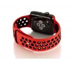 Bracelet silicone 38mm For Apple Watch Red & Black Color - Image 2