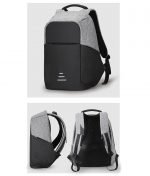 Bag Back for Laptop with USB charging port Anti Theft & Water Gray & Black Color - Image 9