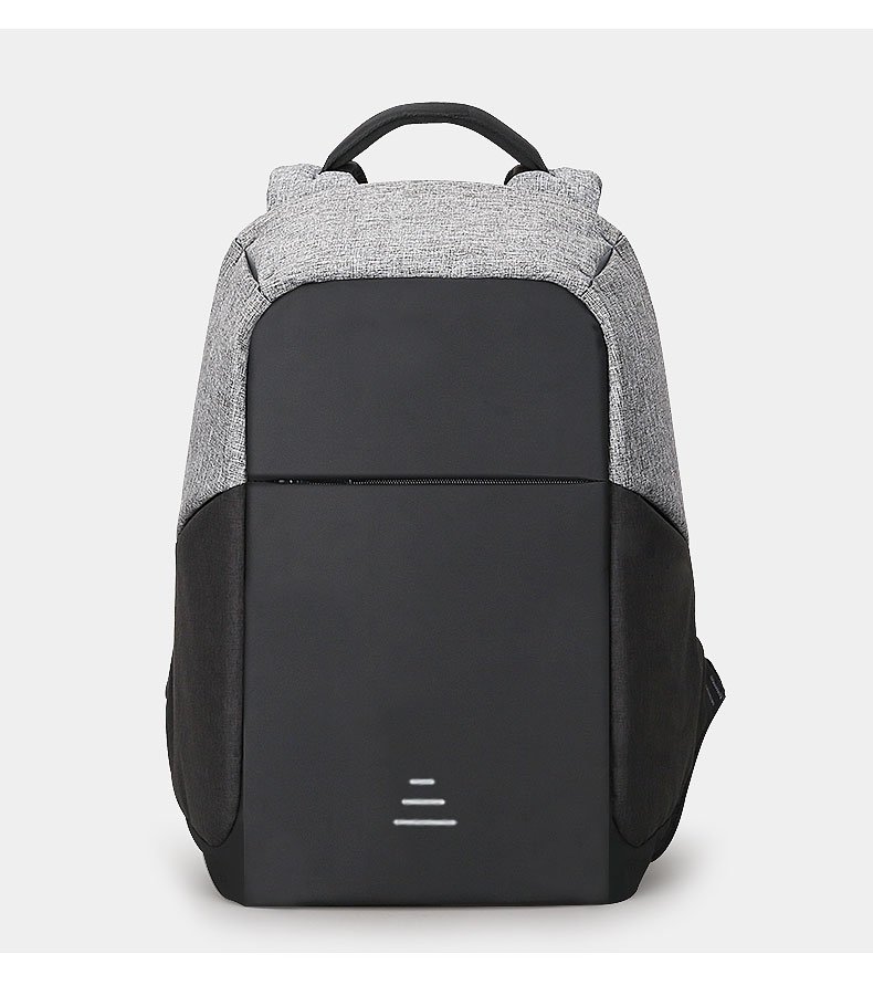 tdjhftdjftdj (5) Bag Back for Laptop with USB charging port Anti Theft & Water Gray & Black Color - Image 1