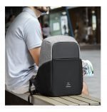 Bag Back for Laptop with USB charging port Anti Theft & Water Gray & Black Color - Image 4