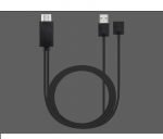 ⁦كابل HDMI & HDTV عالي الوضوح1080 متوافقة مع أجهزة أبل واندرويد يشبك ويشحن مباشرة بدون اى اعدادات لجميع أجهزة الجوالات - 2 متر⁩ - الصورة ⁦3⁩