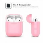 Silicone Protective Case for AirPods Soft Pink Color - Image 2