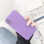 Back Cover For Iphone XS MAX Purple