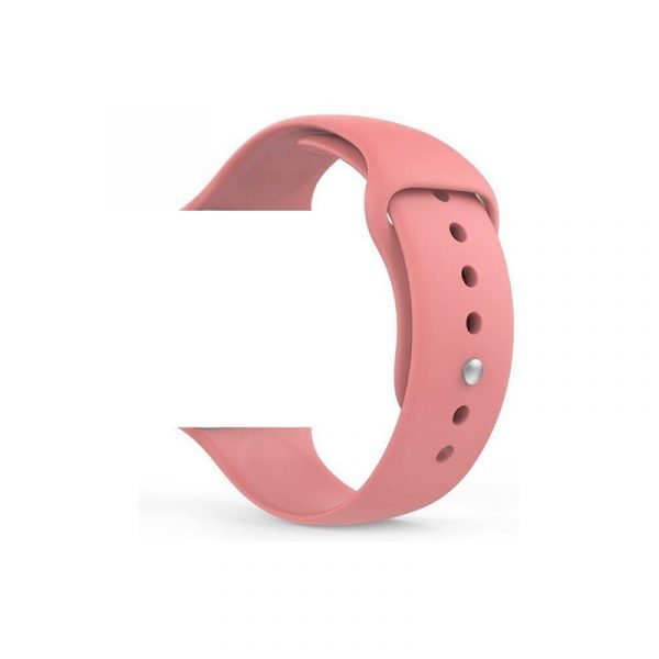 Bracelet silicone 38mm For Apple Watch Light Pink Color