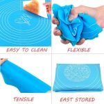 Silicone Baking Mat & Pizza - 45 x 64 cm - Blue - Image 2
