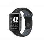 Bracelet silicone 38mm For Apple Watch Black & Gray Color - Image 5
