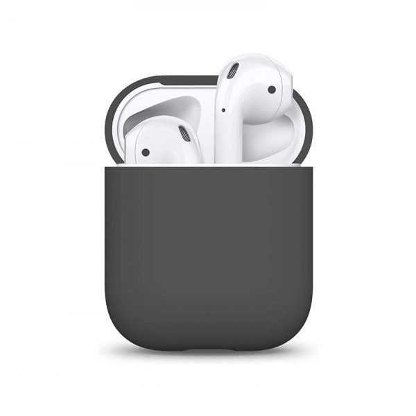 Silicone Protective Case for AirPods Dark Gray Color