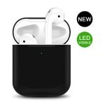Protective Silicone AirPods Case separate head Black Color