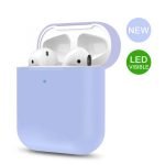 Protective Silicone AirPods Case separate head Light Blue Color