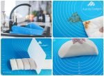 Silicone Baking Mat & Pizza - 45 x 64 cm - Blue - Image 5