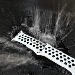 Bracelet silicone 42mm For Apple Watch White & Black Color - Image 3