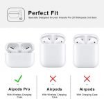 Protective Silicone AirPods Pro Case with hook Dark Gray Color - Image 5