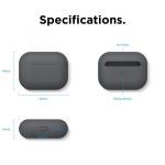 Protective Silicone AirPods Pro Case separate head Gray Color - Image 5